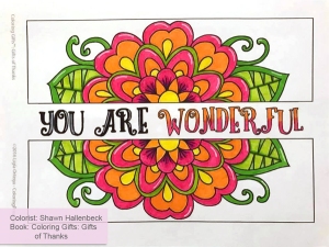 Colroring Gifts: Gifts of Thanks colored by Shawn Hallenbeck