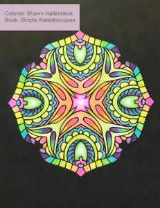 Simple Kaleidoscopes colored by Shawn Hallenbeck