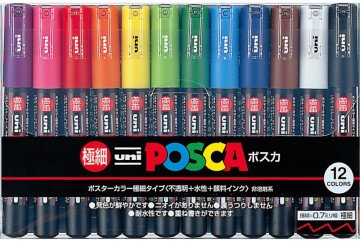 Posca Paint Pens for Rock Painting