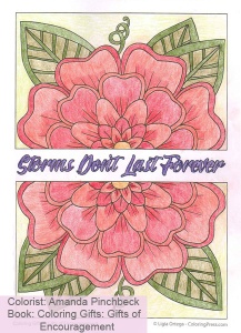 Coloring Gifts: Gifts of Encouragement Colored by Amanda Pinchbeck