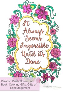 Coloring Gifts: Gifts of Encouragement