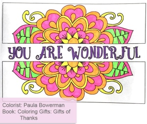 Coloring Gifts: Gifts of Thanks Adult Coloring Book